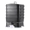 VEVOR 5 Tray Worm Composter 50L Indoor Outdoor Worm Farm Kit for Food Waste Recycling and Composting