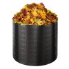 VEVOR 220 Gallon Outdoor Compost Bin Expandable Large Capacity Composter for Fast Soil Production