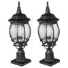 VEVOR Dusk to Dawn Outdoor Post Lights 2 Pack Waterproof 20.87 Inch Lamp Fixtures