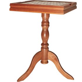 VEVOR 3-IN-1 Chess Checkers Backgammon Table Set, 18 Inch Premium Wooden Chess Table