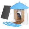 Solar Smart Bird Feeder with 2K Camera AI Bird ID Motion Detection Two Way Audio App Control