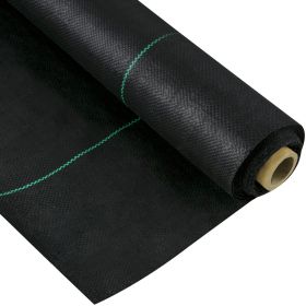 VEVOR 3FT x 50FT Heavy Duty Weed Barrier Fabric 5OZ Woven Weed Control Landscape Fabric for Flower Beds and Gardens