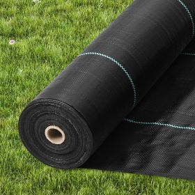 VEVOR 3FT x 250FT Heavy Duty Weed Barrier Landscape Fabric 5OZ Woven Geotextile Fabric for Gravel and Garden Use