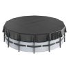 VEVOR 15 FT Round Pool Cover Solar Above Ground Pool Cover with Drawstring