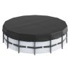 VEVOR 15 FT Round above ground solar Pool Cover with Drawstring 420D Oxford Fabric