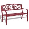 Outdoor Patio Garden Bench Durable Backyard Porch Lawn Seating