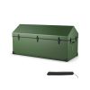 Waterproof Outdoor Storage Box with Ventilated Window & Adjustable Snap Lock
