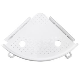 Corner Triangular Shower Storage Rack Wall Mount Organizer