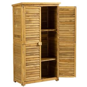 Wood Planter Box with Bench Outdoor Garden Seating Planter Combo