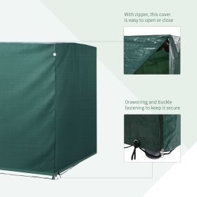 3-Seater Patio Swing Cover, Outdoor Garden Furniture Protection Hammock Cover Waterproof