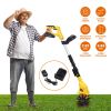 20V Cordless Garden Tiller Cultivator 250RPM for Soil Preparation, Lawn Aeration & Gardening