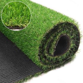 6.5ft x 15ft Artificial Turf 0.8" Mat with Drainage Holes. Fake Grass with Rubber Backing, Economical and Ideal for Indoor/Outdoor Pet Areas, Garden