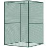 Walk-in Crop Cage, Plant Protectors from Animals with Roll Up Zippered Door, 3.9' x 3.9' x 5.9'