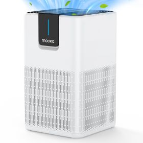 MOOKA H13 HEPA Air Purifier for Large Rooms up to 1250 Sq Ft with Aromatherapy