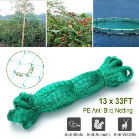 13x33 FT Heavy Duty Garden Netting Bird Protection Mesh