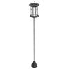 72 Inch Solar Post Light Outdoor LED Lamp Waterproof Garden Pathway Light Cool White