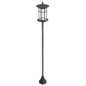 72 Inch Solar Post Light Outdoor LED Lamp Waterproof Garden Pathway Light Cool White