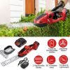 24V Cordless Handheld Grass Shear Hedge Trimmer with Replaceable Blades