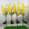 LED Canola Flower Stake Light Outdoor Garden Pathway Patio Decor