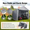 VEVOR 10x10 FT Outdoor Storage Shed Portable Storage Tent Roll Up Door