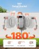VEVOR Retractable Garden Hose Reel 65 FT Wall Mounted Hose Reel with Spray Nozzle