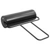 Large Rollable Lawn Roller Black Iron & Steel – Heavy Duty Garden Lawn Roller for Soil Leveling