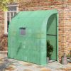 7 x 3 x 7 FT Lean To Walk In Greenhouse with Roll Up Doors