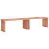 Natural Douglas Wood Garden Bench Large Outdoor Patio Seating Bench