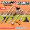 10 in 1 Multi Function Garden Tool 52CC 2 Cycle Gas Trimmer System Pole Saw Hedge Grass Trimmer