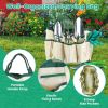 Gardening Hand Tools Starter Kit with Garden Bag – Complete Hand Tool Set