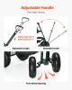 VEVOR Rolling Garden Seat Adjustable Height 360° Swivel Gardening Stool Cart 400 LB Capacity