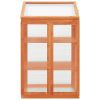 Firwood Mini Greenhouse 23.6" x 17.7" x 39.4" – Compact Outdoor Wooden Greenhouse