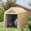 7 x 12 FT Heavy Duty Outdoor Storage Tent with Galvanized Frame