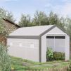 20x10x9 Ft Walk In Greenhouse PE Cover Roll Up Door 8 Windows Weather Resistant
