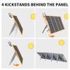 100W 18V Foldable Solar Panel Charger with USB and Type C Outputs