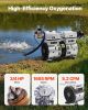 VEVOR Pond Aerator 550W 5.2 CFM, 3/4 HP Compressor Timer Valves for Up to 3 Acre Lake