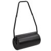 Heavy Duty Lawn Roller Black Iron Steel Yard Grass Soil Compactor