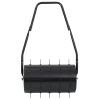 Heavy Duty Lawn Roller Black Iron Steel Yard Grass Soil Compactor
