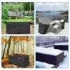 210D Waterproof, Windproof Dustproof Patio Furniture Protector Oxford Cloth Garden M Size