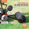 VEVOR Tow Behind Lawn Roller 400 lb Fillable Yard Sod Roller Steel Frame