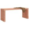 Natural Douglas Wood Garden Bench Large Outdoor Patio Seating Bench