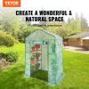 VEVOR Walk In Portable Greenhouse with Shelves PE Cover Steel Frame Portable Plant House