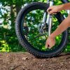 Portable Mini Bike Pump Bicycle Tire Inflator with Frame Mount