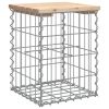 Garden Bench Natural wood, Galvanized steel