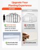 8 x 10 FT Walk In Polycarbonate Greenhouse with Vent Windows