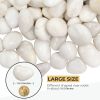 38 lbs White River Rocks, 2-3 inch Polished Pebbles - Versatile for indoor/outdoor use.