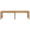 59.1 Inch Solid Teak Wood Garden Patio Bench