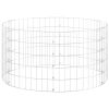 Garden Composter Silver Galvanized steel Large Breathable Design