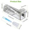 4Pcs Humane Live Mouse Trap Reusable Rat Rodent Trap Catch Release Cage