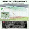 Green Dome Shaped Circular Greenhouse for Outdoor Plant Growing